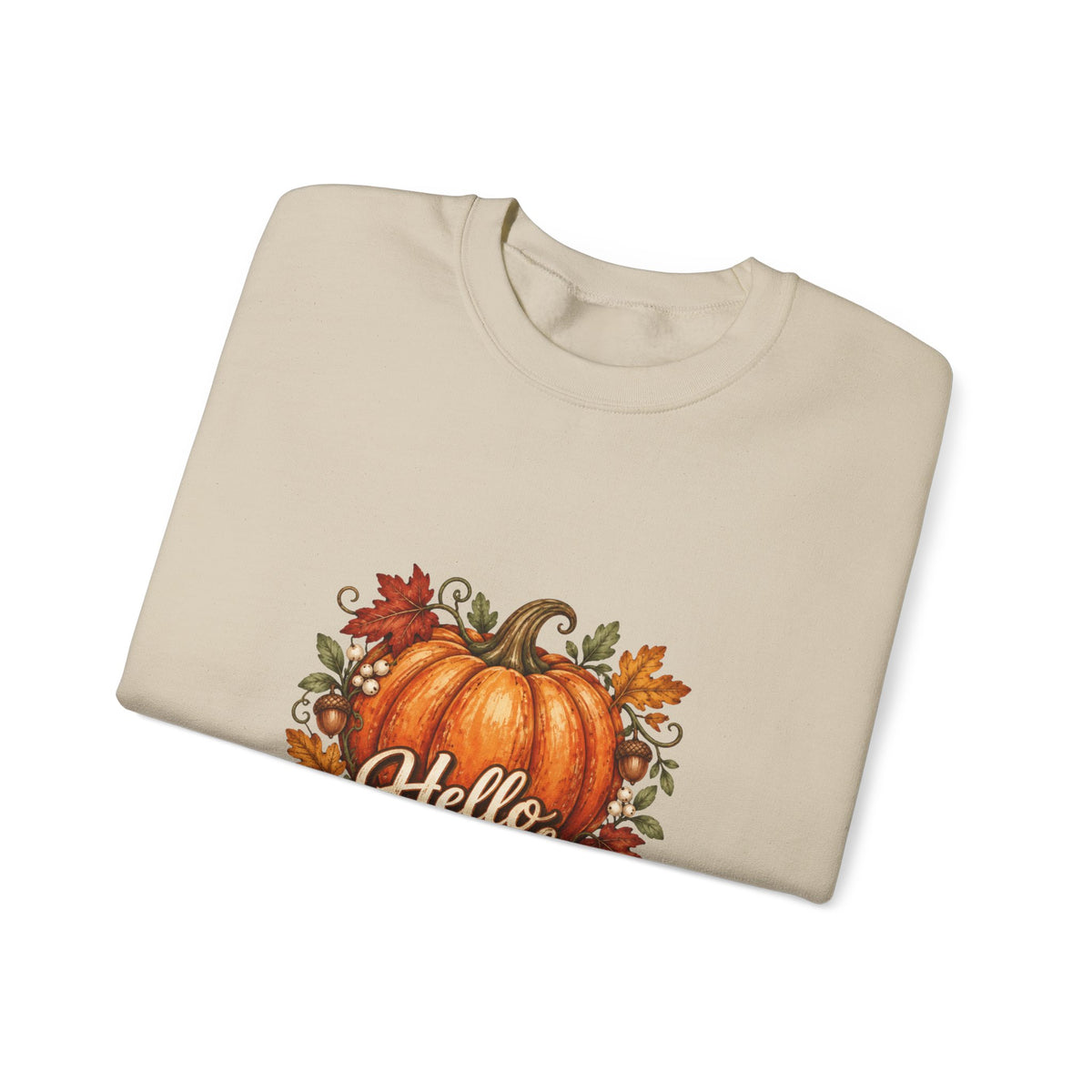Hello Pumpkin Fall Crewneck Sweatshirt