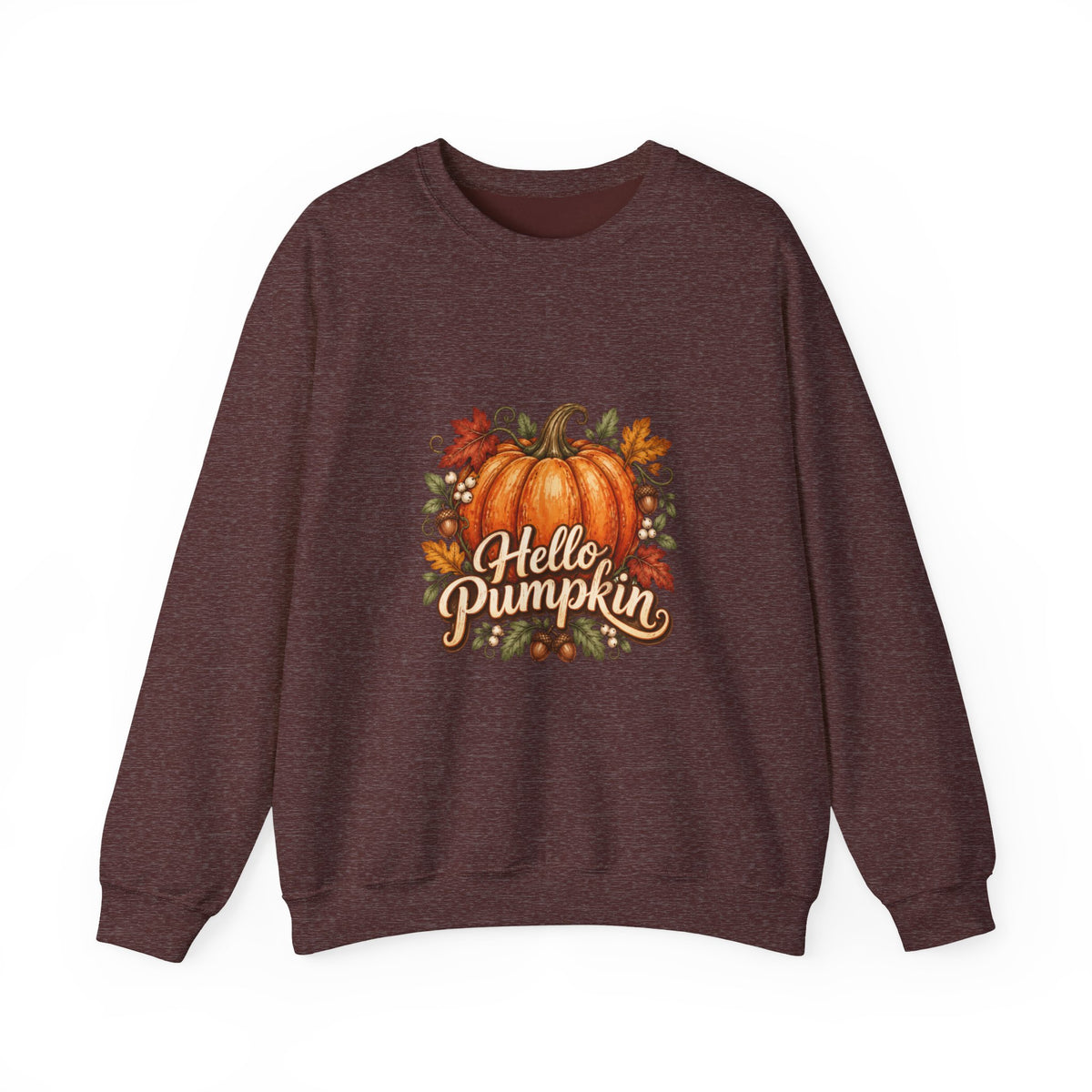 Hello Pumpkin Fall Crewneck Sweatshirt