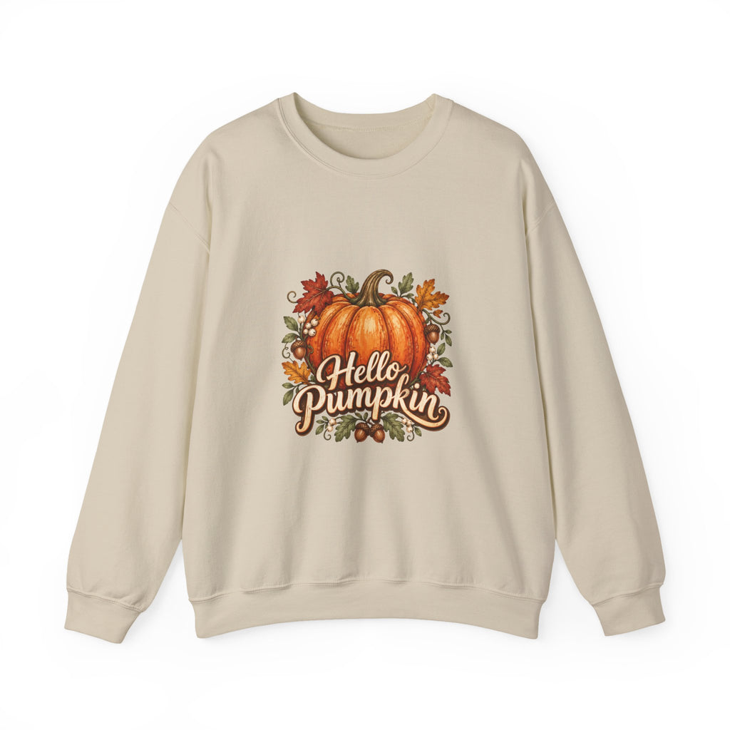 Hello Pumpkin Fall Crewneck Sweatshirt