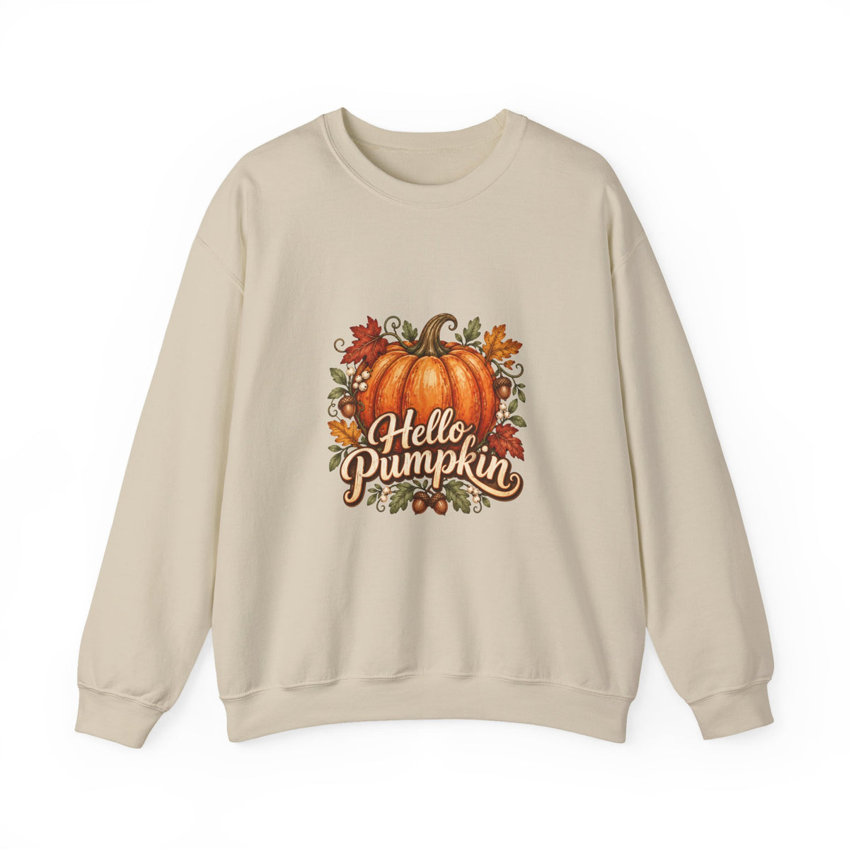 Hello Pumpkin Fall Crewneck Sweatshirt
