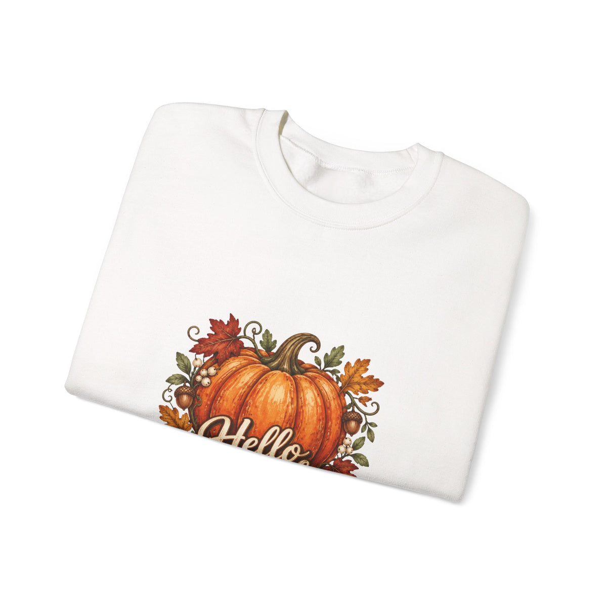 Hello Pumpkin Fall Crewneck Sweatshirt
